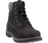 Timberland Women's 6" Premium Boot Fashion, Black Nubuck, 5 UK