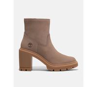 Timberland Womens Allington Heights Mid Zip Up Mid Zip Up Boots in Tan Leather - Size UK 7
