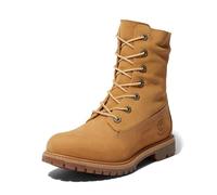 Timberland Womens Authentic Mid Leather Textile Wheat Boots 6 UK