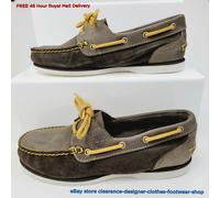 Timberland Womens Boat Shoe Classic Brown 2 Eye Free Suede 48hr DEL RRP £100