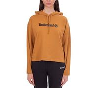 Timberland - Women's Boxy sweatshirt with linear logo, brown, L Short