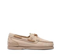 Timberland Womens Classic Boat Shoes in Beige Leather - Size UK 6