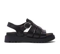 TIMBERLAND Clairemont Way Black Leather Fisherman Sandals Colour: Blac