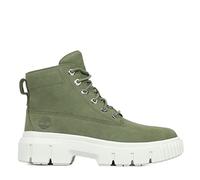 Timberland Women's Greyfield Leather Boot Boat Shoe, Deep Lichen Green, 5 UK
