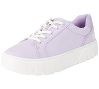 Timberland Women's Laurel Court Canvas Sneaker, Purple, 3.5 UK