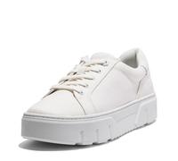 Timberland Women's Laurel Court Canvas Sneaker, White, 4 UK