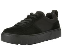 Timberland Women's Laurel Court Suede Sneaker, Black, 7 UK