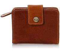 Timberland Women's Leather RFID Small Indexer Wallet Billfold, Cognac, One Size