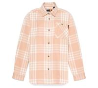 Timberland - Women's Midweight Flannel Pocket Shirt - Blouse size L, sand