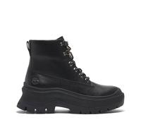 Timberland Womens Roxie Lane Mid-Lace Up Boots in Black Leather - Size UK 5.5