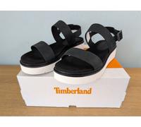 Timberland Women's Safari Dawn Backstrap Sandals - Jet Black - Size UK 7 EU 40