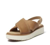 Timberland Women's Safari Dawn Backstrap Sandals, Md Beige Full Grain, 5 UK