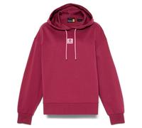 Timberland - Women's Stack Logo Loop Back Hoodie - Hoodie size M, pink