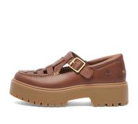 Timberland Women's Stone Street Buckle Shoe Rust Full Grain UK 6