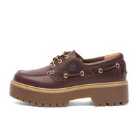 Timberland Women's Stone Street Platform Boat Shoe Rootbeer UK 8