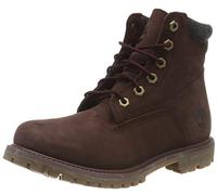 Timberland Women's Waterville 6 Inch Basic Waterproof Lace-up Boots, Burgundy Nubuck, 3.5 UK