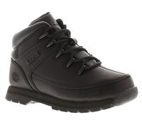 Timberland Younger Boys Boots Euro sprint leather black UK Size