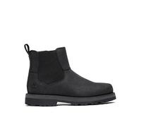 Timberland Youth Mid Chelsea Boots - Black, Black, Size 4 Older Black