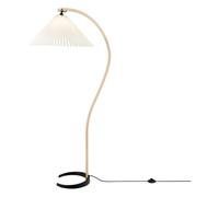 GUBI Timberline Floor Lamp Oak and Birch/ White