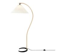 Timberline Floor Lamp Oak and Birch/ White