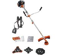 TIMBERPRO 52CC HEAVY DUTY 2IN1 BRUSH CUTTER, BUSH STRIMMER, GRASS TRIMMER, BUMP FEED + 3 BLADES