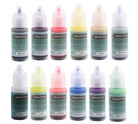 TIMBERTECH Acrylic Paints Airbrush Colors 12 * 10ml Model Air Base Multicolour Paints Set Airbrush Paints
