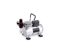 Timbertech Professional Upgraded Piston Airbrush Compressor ABPST07 with Motor Cool Down Fan/Powerful Working Pressure/Strong Airflow for Hobby, Food