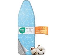 Timbley Turbo Ironing Board Cover 110x30 - Heat-reflective for faster ironing - Easy to install with elastic band - Double comfort padding & OEKOTEX100 | Made in EUROPE | Size S