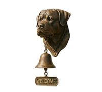 Timbre De Bienvenida De Campana De Cena De Hierro Campana De Puerta Retro Para Exteriores Estilo Decoración En Forma De Cabeza De Campana Colgante Para Colgar Gift Items for Home (D, One Size)