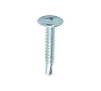 TIMco 00025WHSD BZP PH2 Philips Wafer Head Self-Drilling Screw 4.2 x 25 - Zinc (Box of 1000)