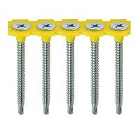 TIMCO 00035COLLSD Collated Self Drilling Drywall Screw - PH2 - Bugle Head - 3.5 x 35 - Zinc - Box of 1000