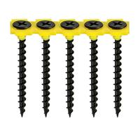 Timco 00045COLDYS Collated Drywall Timber Stud Plasterboard Screws - Ph - Bugle - Coarse Thread - Black 3.5 X 45