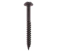 TIMCO 00082BJC PZ2 Round Blackjax Screw - 8 x 2 - Black - Box of 200