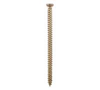 Timco 00100TCONP Concrete Screws - Tx - Flat Countersunk - Yellow 7.5 X 100 TIMpac 4