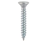TIMCO PZ2 CSK BZP Twin Woodscrews - 10 x 3 - Zinc - Pack of 8