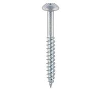 Timco 00122CRWZ Twin-Threaded Woodscrews - Pz - Round - Zinc 12 X 2 Box 200