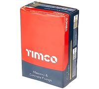 Timco 7.5 x 150 7.5mm Multi Fix Concrete Screws Box of 100 Zinc Yellow