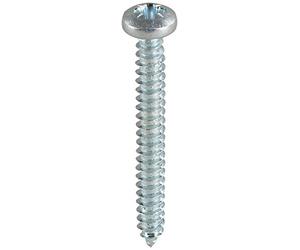 TIMco 00614CPAZP PZ2 PAN BZP Self Tapping Screw 6 x 1/4 - Zinc (Pack of 30)