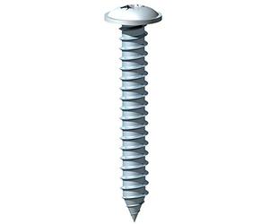 TIMco 00812CFAZP PZ2 Flange BZP Self Tapping Screw 8 x 1/2 - Zinc (Pack of 16)