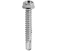 TIMco 00812HWSD BZP Hex Head Self-Drilling Screw 8 x 1/2 - Zinc (Box of 1000)