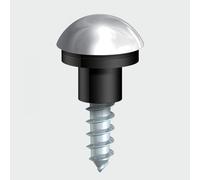 Timco 00834CMIR200 Mirror Hanging Screws - Zinc - Chrome Dome 8 X 3/4 Box 200