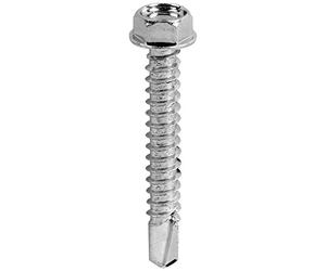 TIMco 00834HWSD BZP Hex Head Self-Drilling Screw 8 x 3/4 - Zinc (Box of 1000)