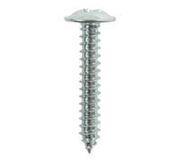 TIMco 00838CFAZP PZ2 Flange BZP Self Tapping Screw 8 x 3/8 - Zinc (Pack of 16)