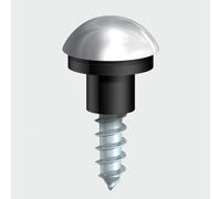 Mirror Hanging Screws - Zinc - Chrome Dome Timco Silver One Size
