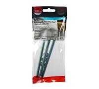 Timco 08130CBP Carriage Bolts & Hex Nuts - Zinc M8 X 130 TIMpac 3