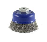 Timco 100TCCSS Angle Grinder Cup Brush - Crimped Stainless Steel 100Mm Blister Pack 1