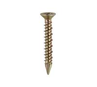 TIMco 104Y ZYP Countersunk PVC Window Screw 4.3 x 25 - Yellow (Box of 1000)