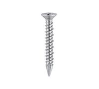 TIMco 104Z BZP Countersunk PVC Window Screw 4.3 x 25 - Zinc (Box of 1000)