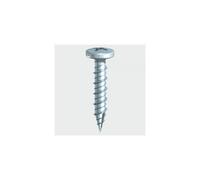 TIMco 111Z PVC Friction Stay Shallow Pan Double Slash Point Screw BZP 4.3 x 20mm Box of 1,000