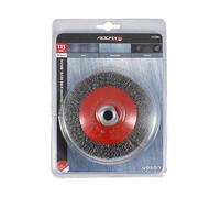 Timco 115TBC Angle Grinder Bevel Brush - Crimped Steel Wire 115Mm Blister Pack 1